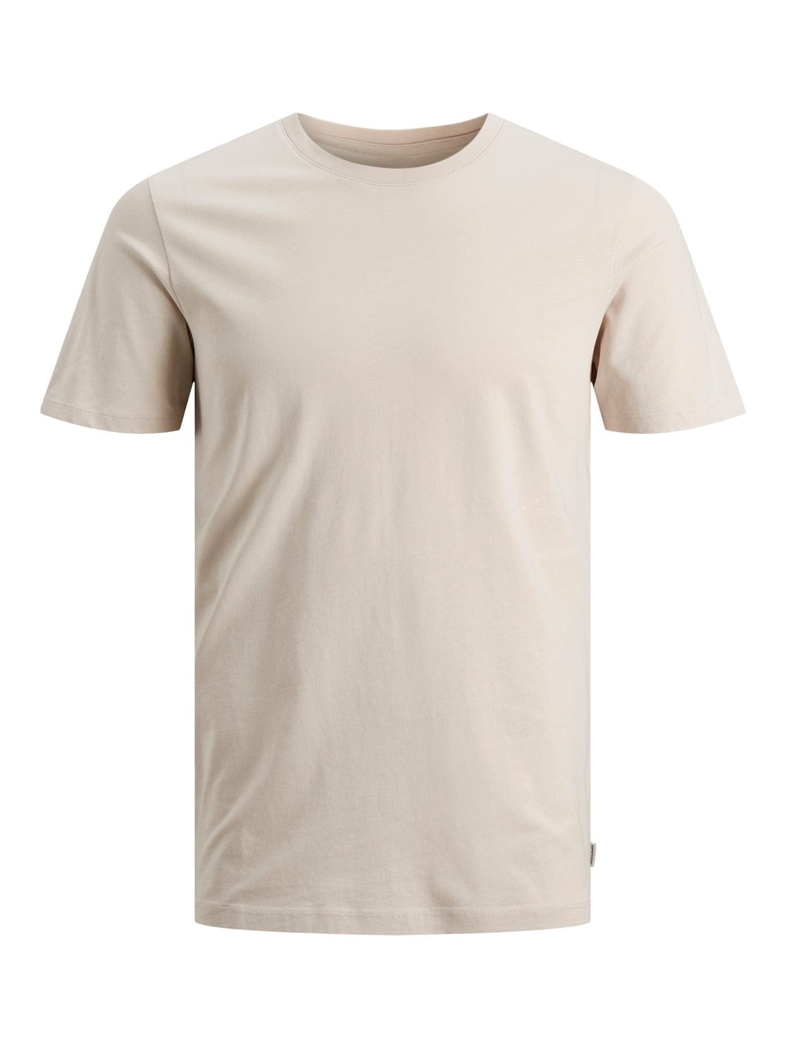 Camiseta de manga corta beige - JJEORGANIC BASIC TEE SS O-NECK NOOS